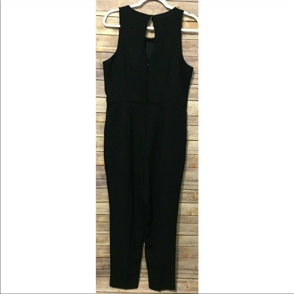 LOFT Lace Overlay Jumpsuit - Picture 1 of 8